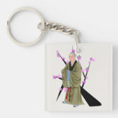 Boeddhist Monk Sleutelhanger (voorkant)