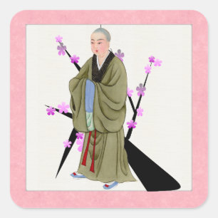 Boeddhist Monk Sticker