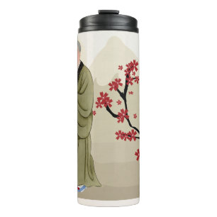 Boeddhist Monk Thermal Tumbler Thermosbeker