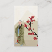 Boeddhist Monk Visitekaartje (Achterkant)