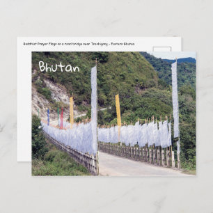 Boeddhist Prayer Flags - Bhutan Briefkaart