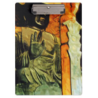 Boeddhistisch beeld in Temple Abstract-impressioni
