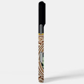 Boeddhistisch beeldhouwen met bladeren en bollen Case-Mate iPhone case (Achterkant / Rechts)