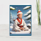 boeddhistisch kerstfeest feestdagen kaart (Voorkant)