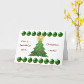 boeddhistisch kerstfeest kaart (Gele Bloem)