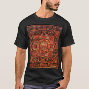 Boeddhistisch Mandala over compassie T-shirt