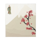 Boeddhistisch Monk Woman's Notitieblok (Voorkant)