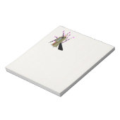 Boeddhistisch Monk Woman's Notitieblok (Gedraaid)