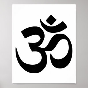 Boeddhistisch Om-symbool Poster