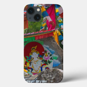 Boeddhistisch schilderen op Rocks iPhone 13 Hoesje
