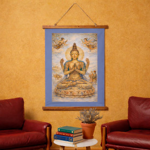 Boeddhistische Bodhisattva Tang-dynastie-stijl Hangend Wandkleed