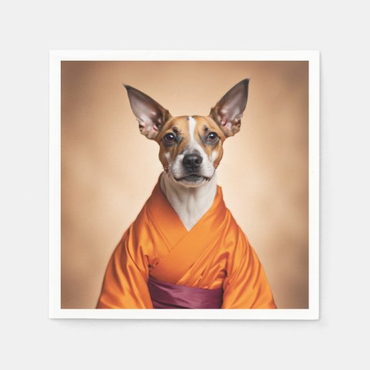 Boeddhistische Braziliaanse Terriër Servet (Voorkant)