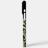 Boeddhistische Carving: Bladeren & Orbs AI Case-Mate iPhone Case (Achterkant / Links)