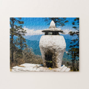 Boeddhistische eredienstsite legpuzzel