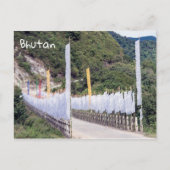 Boeddhistische gebedsvaantjes - Bhutan Briefkaart (Voorkant)