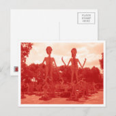 Boeddhistische hel ... Thailand Briefkaart (Voorkant / Achterkant)