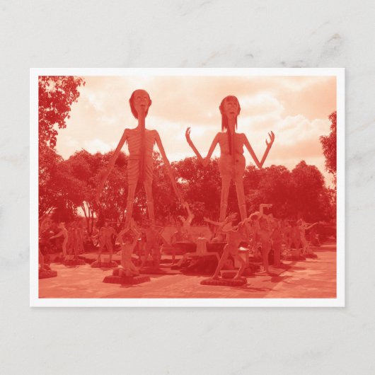 Boeddhistische hel ... Thailand Briefkaart (Voorkant)