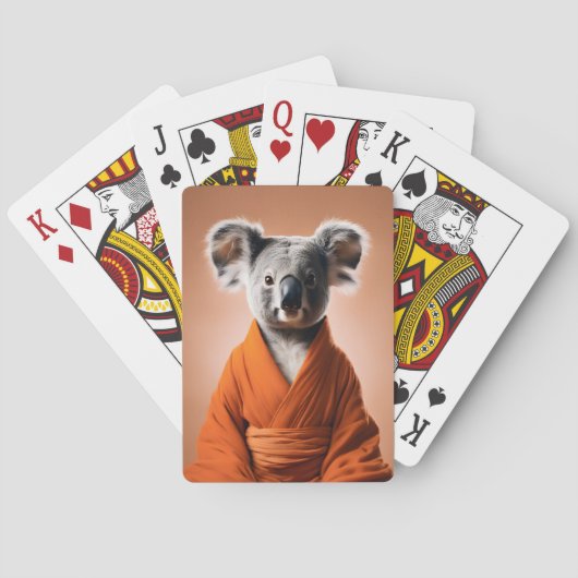 Boeddhistische Koala Pokerkaarten (Achterkant)