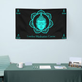 Boeddhistische meditatie  spandoek (Beurs)