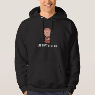 Boeddhistische monnik Namaste Boeddhisme Bid Laat Hoodie