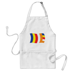 Boeddhistische religie Flag Apron Standaard Schort