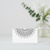 Boeddhistische stam Mandala Visitekaartje (Staand voorkant)