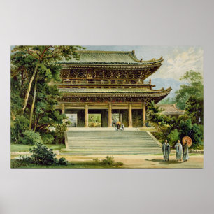 Boeddhistische tempel in Kyoto, Japan Poster