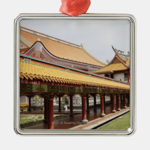 Boeddhistische tempelgrond metalen ornament