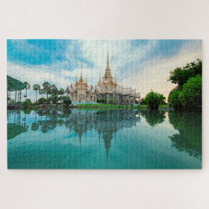 boeddhistische tempelpuzzel legpuzzel
