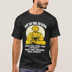 Boeddhistische Vintage Spirituele Yoga Meditatie T-shirt
