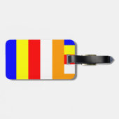 Boeddhistische vlag bagagelabel (Achterkant horizontaal)