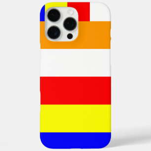 Boeddhistische vlag iPhone 16 pro max hoesje
