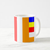 Boeddhistische vlag koffiemok (Voorkant rechts)