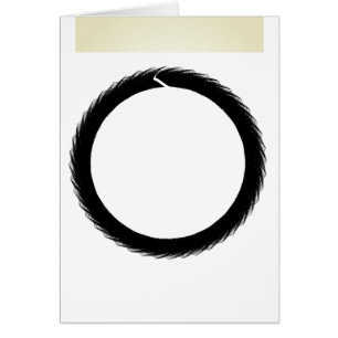 Boeddhistische Wiskunde Enso Circle Kaart