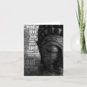 Boeddhistische Woorden van Wijsheid Kaart