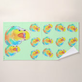  boedgerigar Paraket Bird Cute Badhanddoek (Badhanddoek)