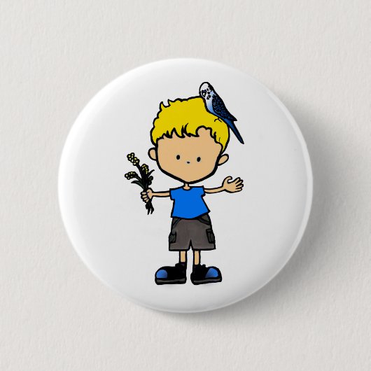 Boedgie Boy #3 Button (BU11-3b2) (Voorkant)