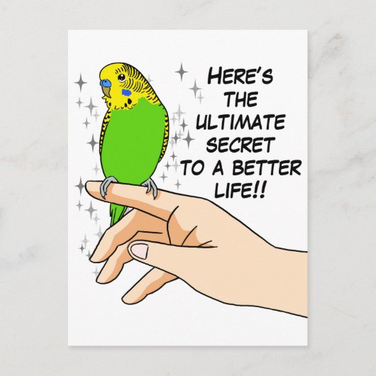 Boedgies maken het leven beter briefkaart (Voorkant)