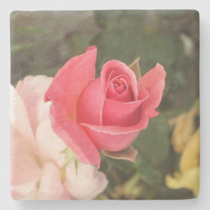 Boedroze Rose Stenen Onderzetter