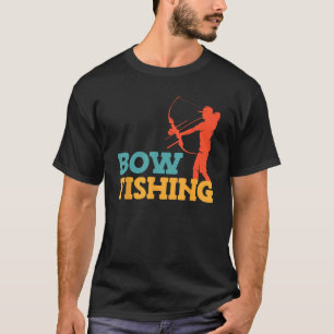 Boegvissen Bow Hunter Vis Jacht Bow visser T-shirt