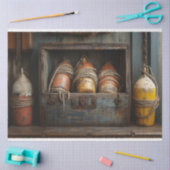 boei set rustieke nautische ontkoppeling tissuepapier (Craft)