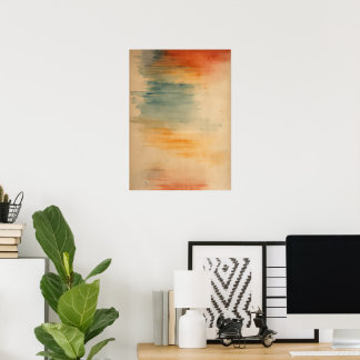 Boeiend Abstract kunst Poster: Verhoog uw ruimte Poster