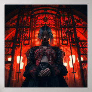 boeiend japans meisje poster