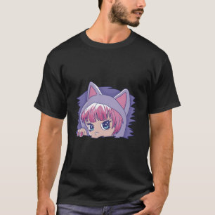 Boeiende Anime Traan Expressieve Print Voor Anime T-shirt