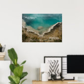 Boeiende Grand Prismatic Yellowstone Poster (Thuiskantoor)