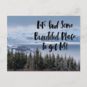 Boeiende IJslandse Schoonheid Briefkaart (Voorkant)