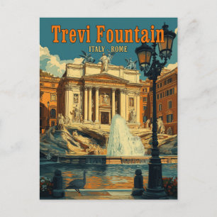Boeiende Trevi-fontein, Rome - Briefkaart