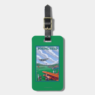 Boeing Vintage Travel Poster Bagagelabel