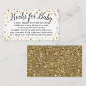 Boek Aanvraag voor Baby Gold Stippen Shower Invita Informatiekaartje (Voorkant / Achterkant)