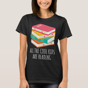 Boek Alle Cool Kinder zijn Reading T-shirt